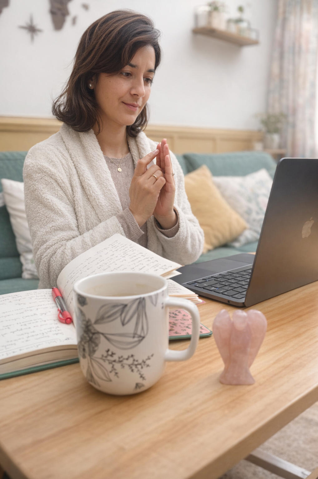 Un accompagnement a distance, depuis chez toi, dans un espace simple et sécurisant.